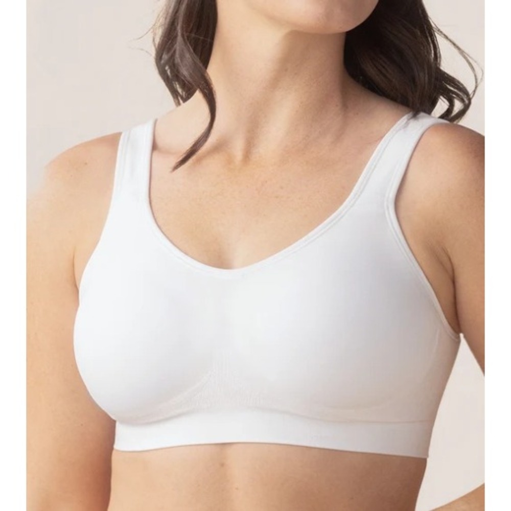 Shapermint Essentials Everyday Comfort Straps Wireless Shaping Bra White XL